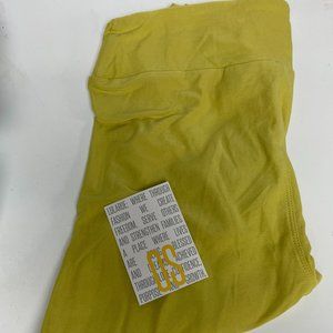 NWT Lularoe SOLID Yellow OS One Size Leggings